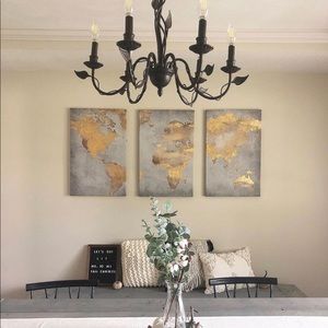 SOLD* Map wall art! *SOLD